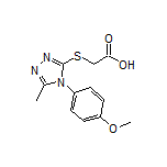 2-[[4-(4-Methoxyphenyl)-5-methyl-4H-1,2,4-triazol-3-yl]thio]acetic Acid