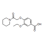 3-Ethoxy-4-[2-oxo-2-(1-piperidyl)ethoxy]benzoic Acid