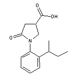 1-(2-sec-Butyl-phenyl)-5-oxo-pyrrolidine-3-carboxylic acid