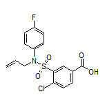 3-[N-Allyl-N-(4-fluorophenyl)sulfamoyl]-4-chlorobenzoic Acid