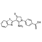 4-[5-amino-4-(1,3-benzothiazol-2-yl)-3-oxo-2,3-dihydro-1H-pyrrol-1-yl]benzoic acid