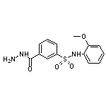 3-Hydrazinocarbonyl-N-(2-methoxy-phenyl)-benzenesulfonamide