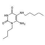 6-Amino-1-butyl-5-pentylamino-1H-pyrimidine-2,4-dione