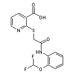 2-[(2-Difluoromethoxy-phenylcarbamoyl)-methylsulfanyl]-nicotinic acid