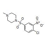 1-[(4-chloro-3-nitrophenyl)sulfonyl]-4-methylpiperazine