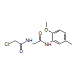 2-Chloro-N-[2-[(2-methoxy-5-methylphenyl)amino]-2-oxoethyl]acetamide