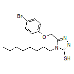 5-[(4-Bromophenoxy)methyl]-4-octyl-4H-1,2,4-triazole-3-thiol