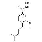 3-methoxy-4-(3-methylbutoxy)benzohydrazide