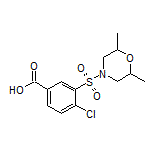 4-Chloro-3-[(2,6-dimethylmorpholino)sulfonyl]benzoic Acid