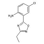 4-chloro-2-(3-ethyl-1,2,4-oxadiazol-5-yl)aniline