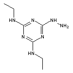 N,N’-Diethyl-6-hydrazino-[1,3,5]triazine-2,4-diamine