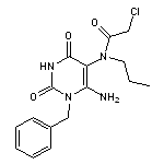 N-(6-Amino-1-benzyl-2,4-dioxo-1,2,3,4-tetrahydro-pyrimidin-5-yl)-2-chloro-N-propyl-acetamide