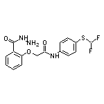 N-(4-Difluoromethylsulfanyl-phenyl)-2-(2-hydrazinocarbonyl-phenoxy)-acetamide