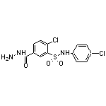 2-Chloro-N-(4-chloro-phenyl)-5-hydrazinocarbonyl-benzenesulfonamide