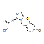 2-Chloro-N-[3-(2,4-dichlorobenzyl)thiazol-2(3H)-ylidene]acetamide