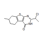 2-(1-Chloroethyl)-7-methyl-5,6,7,8-tetrahydrobenzo[4,5]thieno[2,3-d]pyrimidin-4(3H)-one