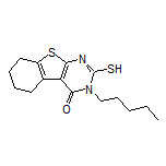 2-Mercapto-3-pentyl-5,6,7,8-tetrahydrobenzo[4,5]thieno[2,3-d]pyrimidin-4(3H)-one