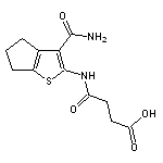 N-(3-Carbamoyl-5,6-dihydro-4H-cyclopenta[b]thiophen-2-yl)-succinamic acid