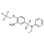 3-Amino-N-ethyl-N-phenyl-4-(2,2,2-trifluoro-ethoxy)-benzenesulfonamide