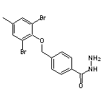 4-(2,6-Dibromo-4-methyl-phenoxymethyl)-benzoic acid hydrazide