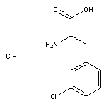 2-amino-3-(3-chlorophenyl)propanoic acid hydrochloride