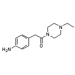 2-(4-aminophenyl)-1-(4-ethylpiperazin-1-yl)ethan-1-one