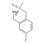 [5-fluoro-2-(methanesulfonylmethyl)phenyl]methanamine