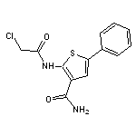 2-(2-Chloro-acetylamino)-5-phenyl-thiophene-3-carboxylic acid amide