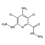 4-Amino-3,5-dichloro-6-hydrazino-pyridine-2-carboxylic acid hydrazide