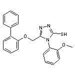 5-(Biphenyl-2-yloxymethyl)-4-(2-methoxy-phenyl)-4H-[1,2,4]triazole-3-thiol