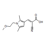 (E)-2-Cyano-3-[1-(2-methoxyethyl)-2,5-dimethyl-3-pyrrolyl]acrylic Acid