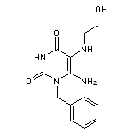 6-Amino-1-benzyl-5-(2-hydroxy-ethylamino)-1H-pyrimidine-2,4-dione