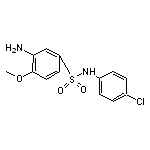 3-Amino-N-(4-chloro-phenyl)-4-methoxy-benzenesulfonamide