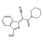 (2Z)-2-(3-amino-1H-isoindol-1-ylidene)-3-oxo-3-piperidin-1-ylpropanenitrile