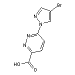 6-(4-bromo-1H-pyrazol-1-yl)pyridazine-3-carboxylic acid