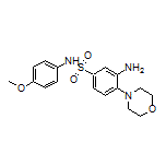 3-Amino-N-(4-methoxyphenyl)-4-morpholinobenzenesulfonamide