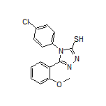 4-(4-Chlorophenyl)-3-(2-methoxyphenyl)-1H-1,2,4-triazole-5(4H)-thione