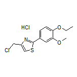 4-(Chloromethyl)-2-(4-ethoxy-3-methoxyphenyl)thiazole Hydrochloride