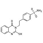 4-[2-(2-mercapto-4-oxoquinazolin-3(4H)-yl)ethyl]benzenesulfonamide