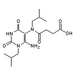 N-(6-Amino-1-isobutyl-2,4-dioxo-1,2,3,4-tetrahydro-pyrimidin-5-yl)-N-isobutyl-succinamic acid