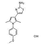 4-[1-(4-methoxyphenyl)-2,5-dimethyl-1H-pyrrol-3-yl]-1,3-thiazol-2-amine hydrochloride