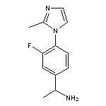 1-[3-fluoro-4-(2-methyl-1H-imidazol-1-yl)phenyl]ethan-1-amine