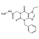 (3-Benzyl-7-ethyl-2,6-dioxo-2,3,6,7-tetrahydro-purin-1-yl)-acetic acid hydrazide