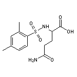 5-amino-2-{[(2,4-dimethylphenyl)sulfonyl]amino}-5-oxopentanoic acid