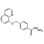 4-(Quinolin-8-yloxymethyl)-benzoic acid hydrazide