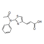 (E)-3-[2-(N-Phenylacetamido)-4-thiazolyl]acrylic Acid