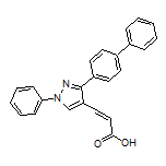 3-[3-(4-Biphenylyl)-1-phenyl-4-pyrazolyl]acrylic Acid