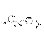 3-Amino-N-(4-difluoromethylsulfanyl-phenyl)-benzenesulfonamide