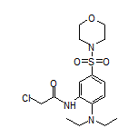 2-Chloro-N-[2-(diethylamino)-5-(morpholinosulfonyl)phenyl]acetamide