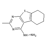 4-hydrazino-2-methyl-5,6,7,8-tetrahydro[1]benzothieno[2,3-d]pyrimidine